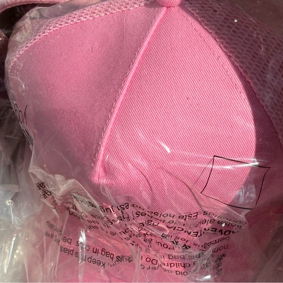 ALO yoga sweet pink district trucker hat cap sold out hotel mesh nwt Baseball - Picture 5 of 5